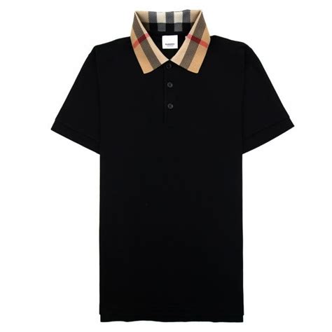 nordstrom burberry polo shirts|Cotton Polo Shirt in Black .